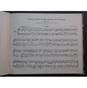 PIEL P. Etudes op 76 et op 85 Orgue ou Harmonium ca1910