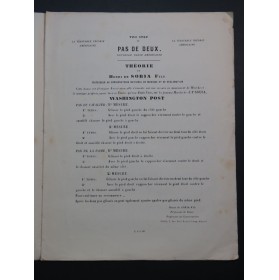 SOUSA John Philip The Washington Post Danse Piano 1892