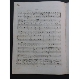 D'ALVIMARE Martin Pierre Bayard Chant Piano ou Harpe ca1820