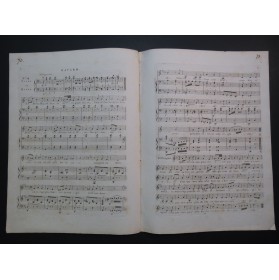 D'ALVIMARE Martin Pierre Bayard Chant Piano ou Harpe ca1820