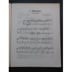 LEYBACH J. I Puritani Divertimento op 118 Piano ca1890