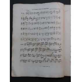 SOR Ferdinand 26 Etudes 3e Livre Guitare ca1850
