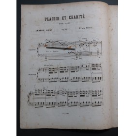 GRAS Amable Plaisir et Charité op 18 Piano ca1870