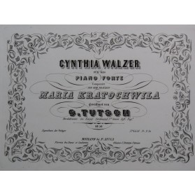 TUTSCH G. Cynthia Walzer op...
