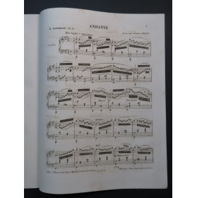 CHOPIN BERTINI CZERNY CLAPISSON PRUDENT Album de Piano ca1845