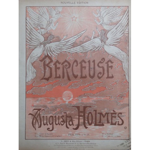HOLMÈS Augusta Berceuse Chant Piano
