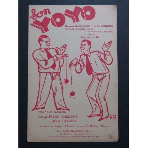 Son Yo-Yo Gardoni Jardin Chant 1932