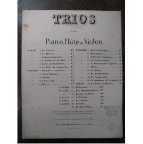 MOZART W. A. La Flute Enchantée Flute Violon Piano ca1870
