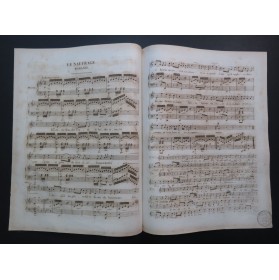 POISSON T. R. Le Naufrage Chant Piano ca1830