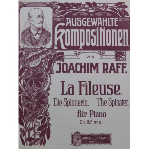 RAFF Joachim La Frileuse op 157 No 2 Piano