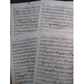 BEETHOVEN Trois Quatuors op 18 Livraison 1 Violon Alto Violoncelle ca1820