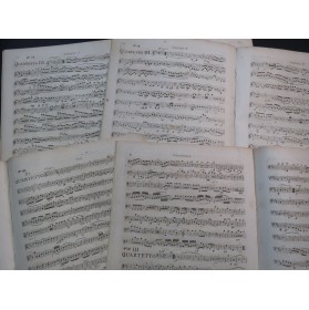 BEETHOVEN Trois Quatuors op 18 Livraison 1 Violon Alto Violoncelle ca1820