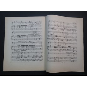LOMBARDINI Giuseppe Lo Spacca Legna Canzone Chant Piano ca1860