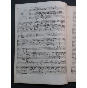 STEIBELT Daniel Sonate op 27 No 2 Piano Violon ca1797