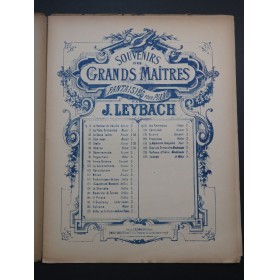 LEYBACH J. Fantaisie Brillante Freyschütz op 96 Piano