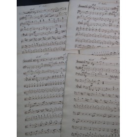 WANSON François-Antoine Le Songe Quatuor Manuscrit Violon Alto Violoncelle XIXe