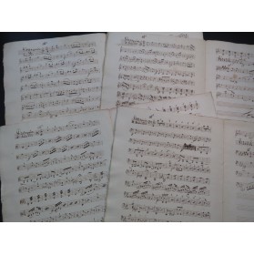 WANSON François-Antoine Le Songe Quatuor Manuscrit Violon Alto Violoncelle XIXe