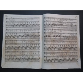 PAISIELLO Giovanni Duo de Schiavi per Amore Chant Harpe ca1800