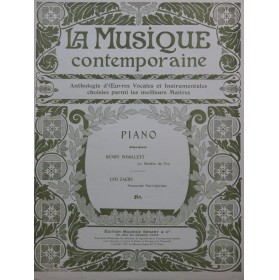 WOOLLETT SACHS Pièces Piano...