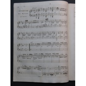 MOZART W. A. Les Mystères d'Isis Ouverture Piano ca1810