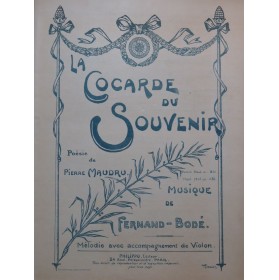 BODÉ Fernand La Cocarde du...