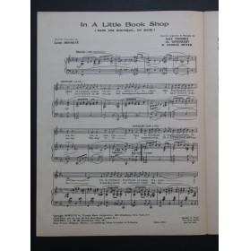 TWOMEY GOODHART MEYER In a Little Book Shop Chant Piano 1948