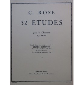 ROSE Cyrille 32 Etudes...