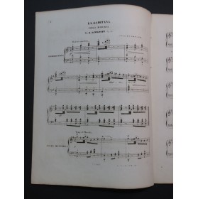 SAWANOFF George La Gaditana op 20 Piano ca1853