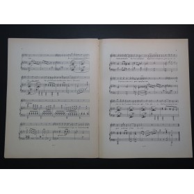 AUBERT Gaston Etoile de l'Amour Pousthomis Chant Piano 1910