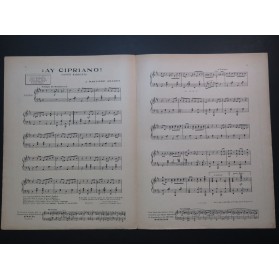 MARTINEZ ABADES J. Ay Cipriano ! Piano 1920