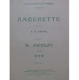 NICOLAY W. Amourette op 62...