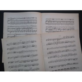 HERMAN WEBER Fantaisie Espagnole sur Carmen Piano Flûte ca1880