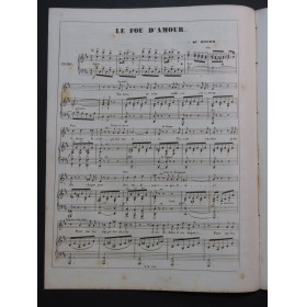 PUGET Loïsa Le Fou d'Amour Chant Piano ca1840