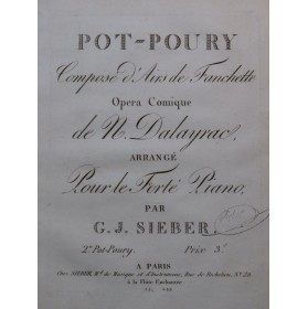 SIEBER G. J. Pot-pourri No...