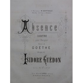 GUÉDON Isidore Absence...