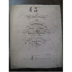 CAMUS Valse du Duc de Reichstadt Flute Piano ca1830