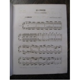 FROEMLER F. La Poste Piano XIXe