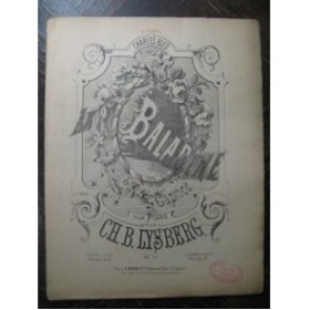 LYSBERG Ch. B. Baladine Piano 4 mains 1858