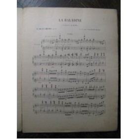 LYSBERG Ch. B. Baladine Piano 4 mains 1858