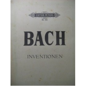 BACH J. S. Inventionen Piano