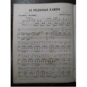 COLLIN Lucien Le Pélerinage d'Amour Chant Piano XIXe