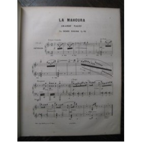 RAVINA Henri La Mahoura Piano ca1850