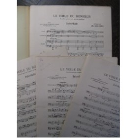 PONS Charles Le Voile du Bonheur Piano Violon Violoncelle 1911