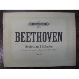 BEETHOVEN Septett Piano 4 mains