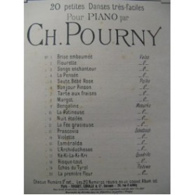 POURNY Charles 20 Petites Danses Piano
