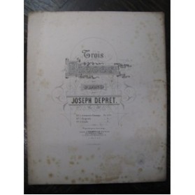 DEPRET Joseph Regrets Piano 1883