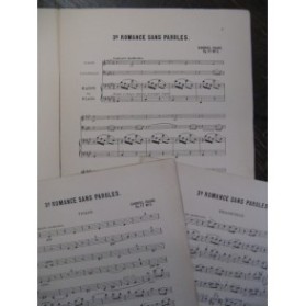 FAURÉ Gabriel Romance No 3 Violon Violoncelle Piano 1905