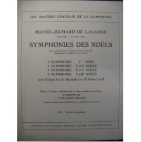 DE LA LANDE 3e Symphonie de Noël Orchestre 1937