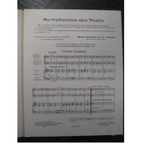 DE LA LANDE 3e Symphonie de Noël Orchestre 1937