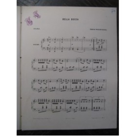 WALDTEUFEL Emile Bella Bocca Piano 1878